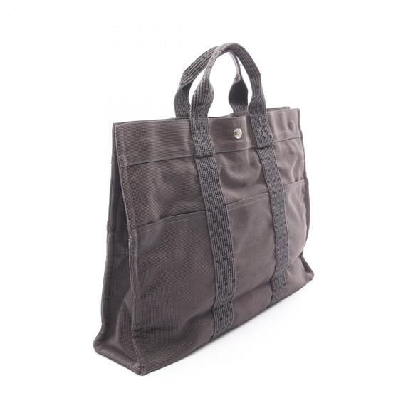 Hermes Herms Air Line MM Tote Bag, Nylon Canvas,